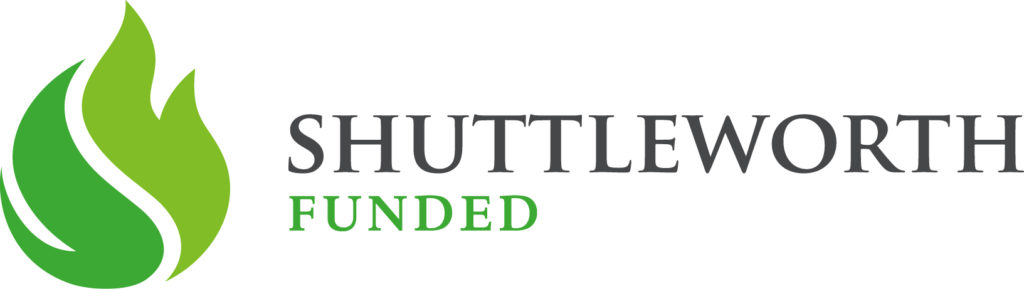 Thanks to the Shuttleworth Foundation for their flash grant!