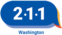 Washington 211 logo.