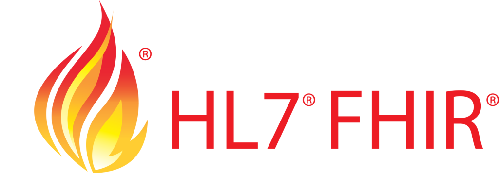 HL7 FHIR logo: Fast Healthcare Interoperability Resources