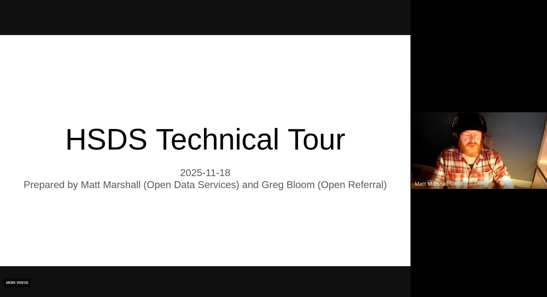 Video: an introduction to the Human Service Data Specifications